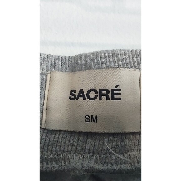 Sacre Women's Grey Lounge Sweat Shorts Size Small - Picture 3 of 8